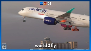 [8K+4K] World2Fly Fleet Pack | IniBuilds A350-900 thumbnail 6
