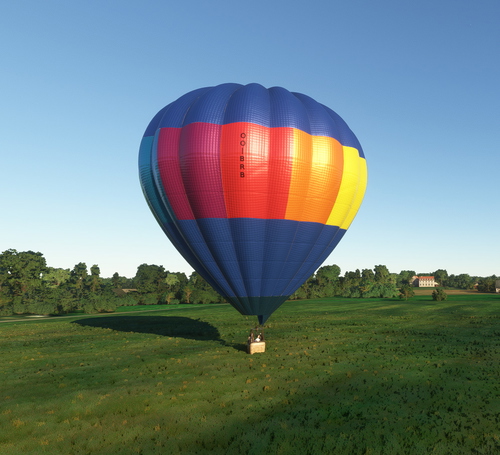 HPG Hot Air Balloon Livery "The Rainbow" OO-BRB 2 | V1.0