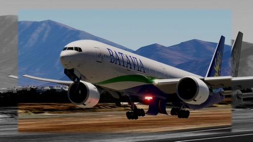 Batavia Airways Boeing 777-300 – B1-777 [Fictional]