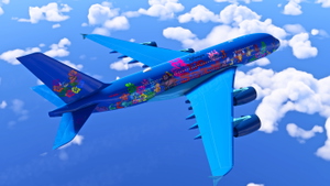 FBW A380X Lilo & Stitch thumbnail 19