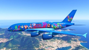 FBW A380X Lilo & Stitch thumbnail 16