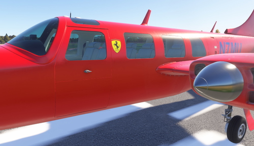 A2A Aerostar 600  N7MU "Scuderia Ferrari" (Dynamic Registration)