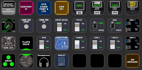 A2A Aerostar StreamDeck XL & PLUS profile & AAO Scripts
