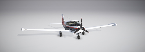 A2A Piper Comanche D-ELBE Custom Fictional Livery