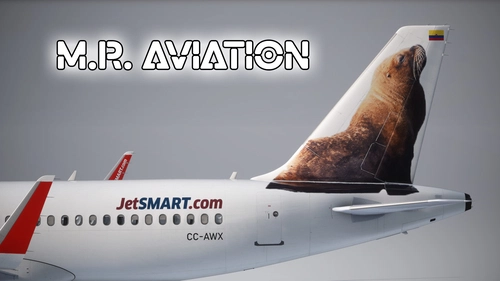 [A32NX] FBW Airbus A320neo JetSMART Colombia CC-AWX  (Lobo Marino)