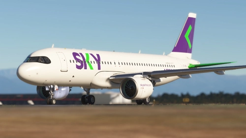 [A32NX] FBW Airbus A320neo Sky Airline CC-DBL With Mask