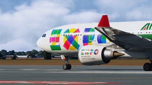 A330-200 ge | Alitalia pack | EI-EJM(Expo Milano 2015) |EI-EJO| 8k