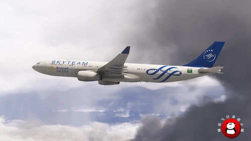 A330-300-RR Saudia Airlines  HZ-AQL SKYTEAM Livery [8K/W/Cabin]