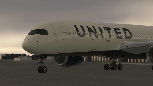 United Airlines Airbus A350-900  Dark Liverie [Fictional]