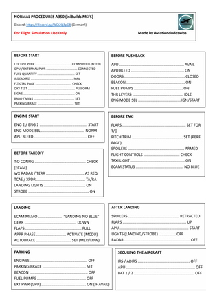 A350 Checklist thumbnail 1