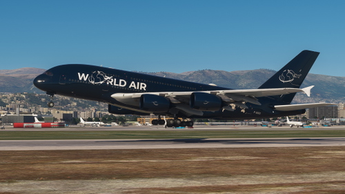 A380 World Air immatriculé F-SIRI