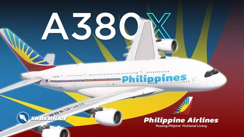 [FBW A380X] Philippine Airlines 'Pusong Pilipino' (Fictional) w/ Cabin 4K