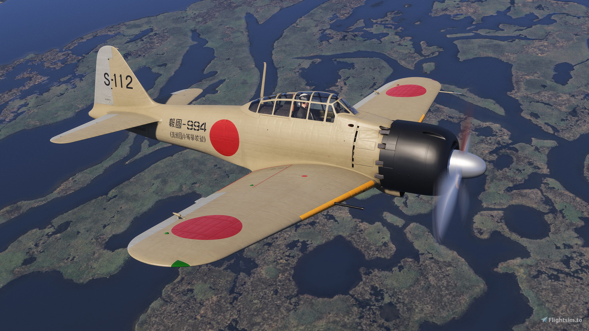 A6M3 Zero Military Aviation Museum (N9940) のために Microsoft