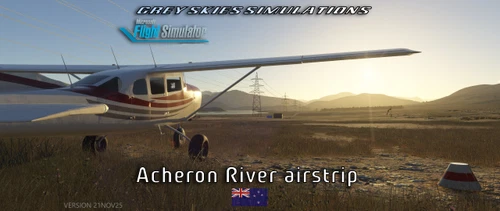 Acheron River airstrip, Marlborough, New Zealand