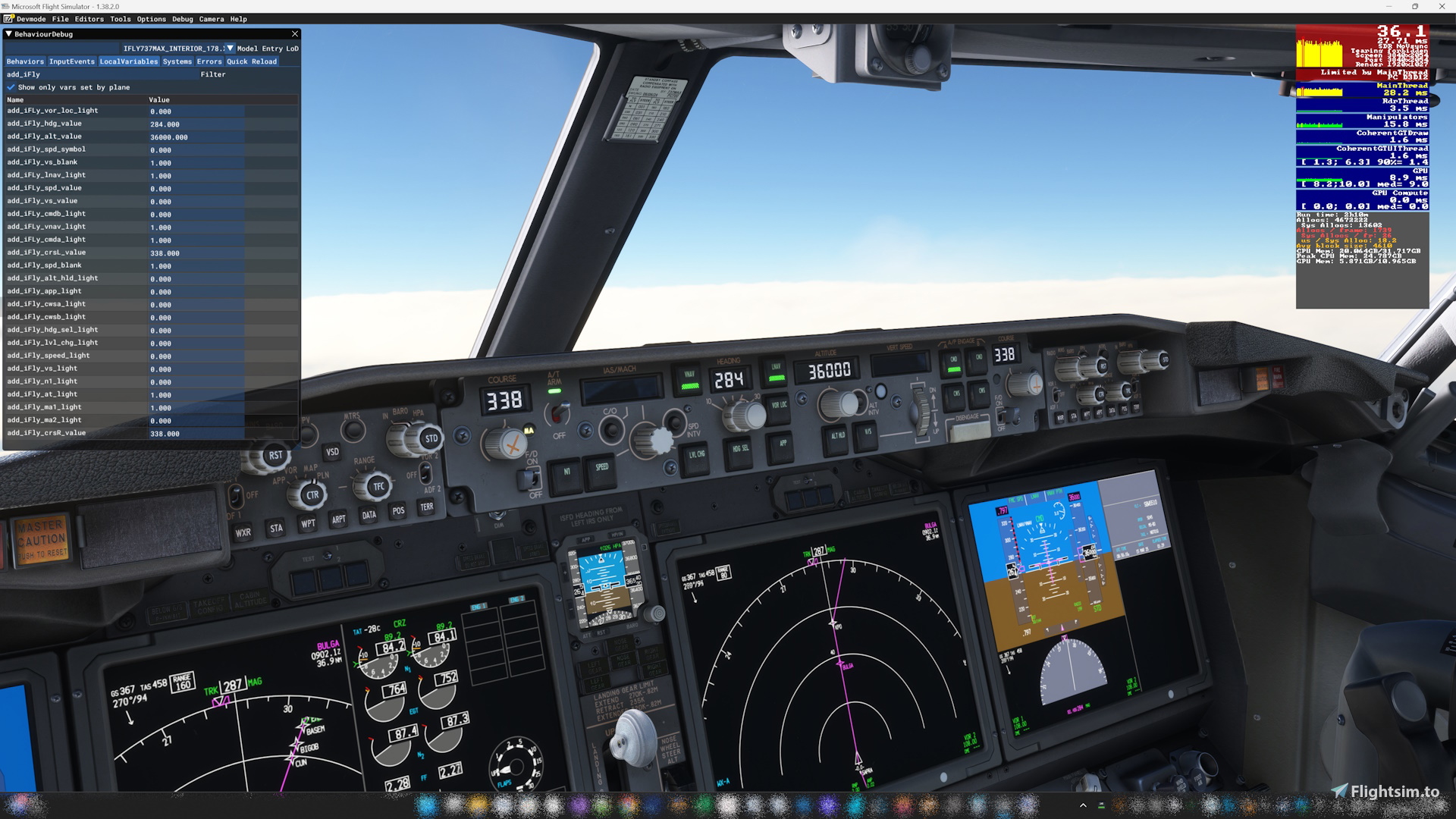 Add Lvar for iFly 737 Max8 - Image 1