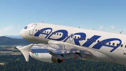 Adria Airways (S5-AAP)  w/Cabin - Fenix Simulations A319 IAE