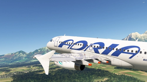 Adria Airways (S5-AAR)  w/Cabin - Fenix Simulations A319 IAE