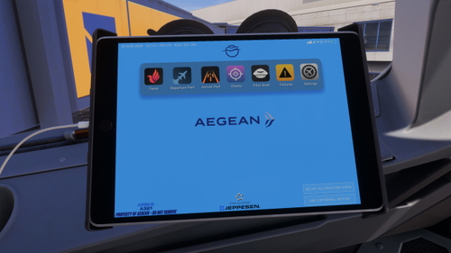 Aegean Airlines - A3/AEE - EFB Background - A321