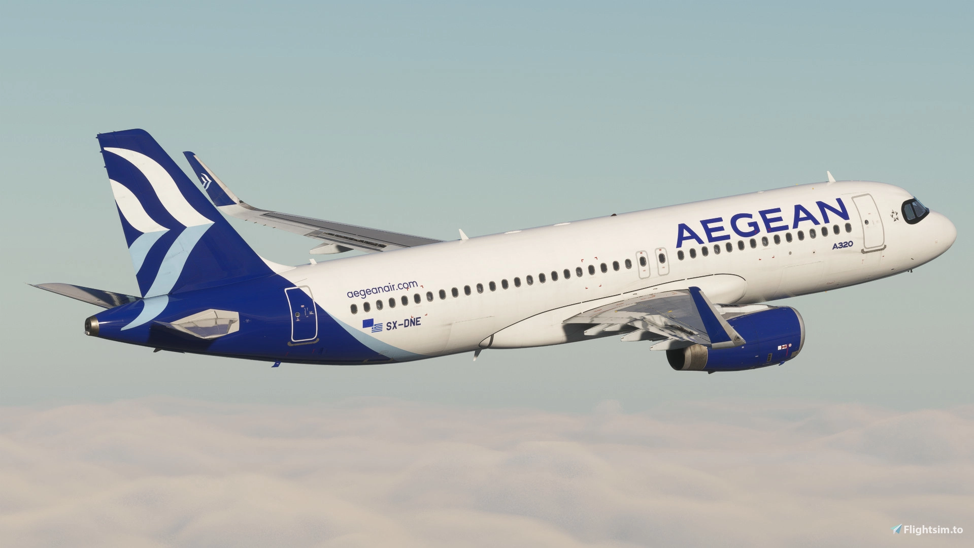 Aegean Airlines | Pack w/ Cabin | Fenixsim Airbus A320v2 - Image 1