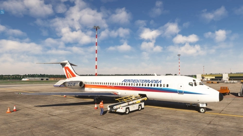 Aermediterranea DC-9-30  (I-DIKT "Isola di Ustica")