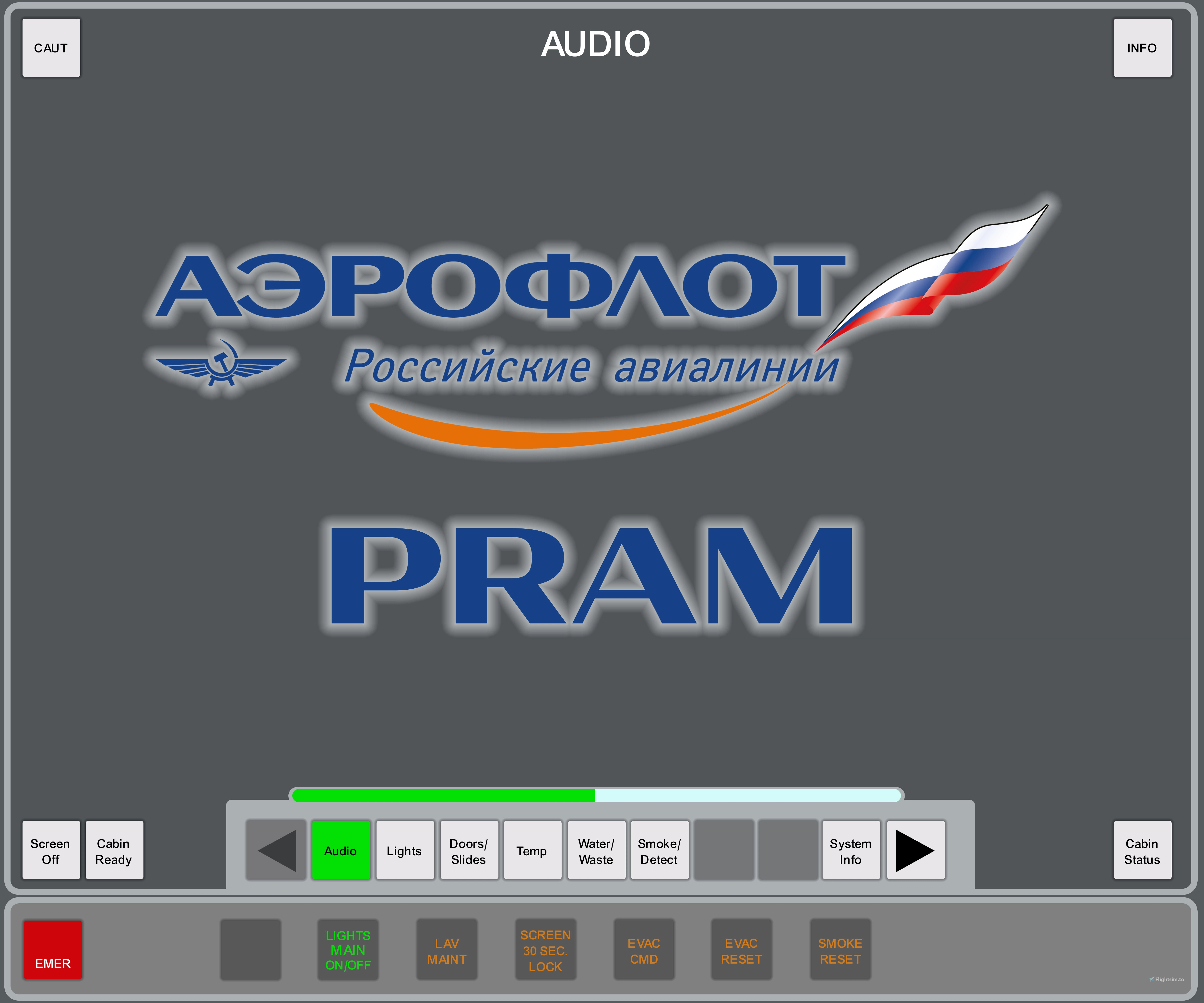 Aeroflot PRAM Cabin Announcements - Image 1