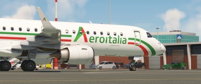 Aeroitalia E190 (SX-PTM) | FlightSim Studio E-Jets 190