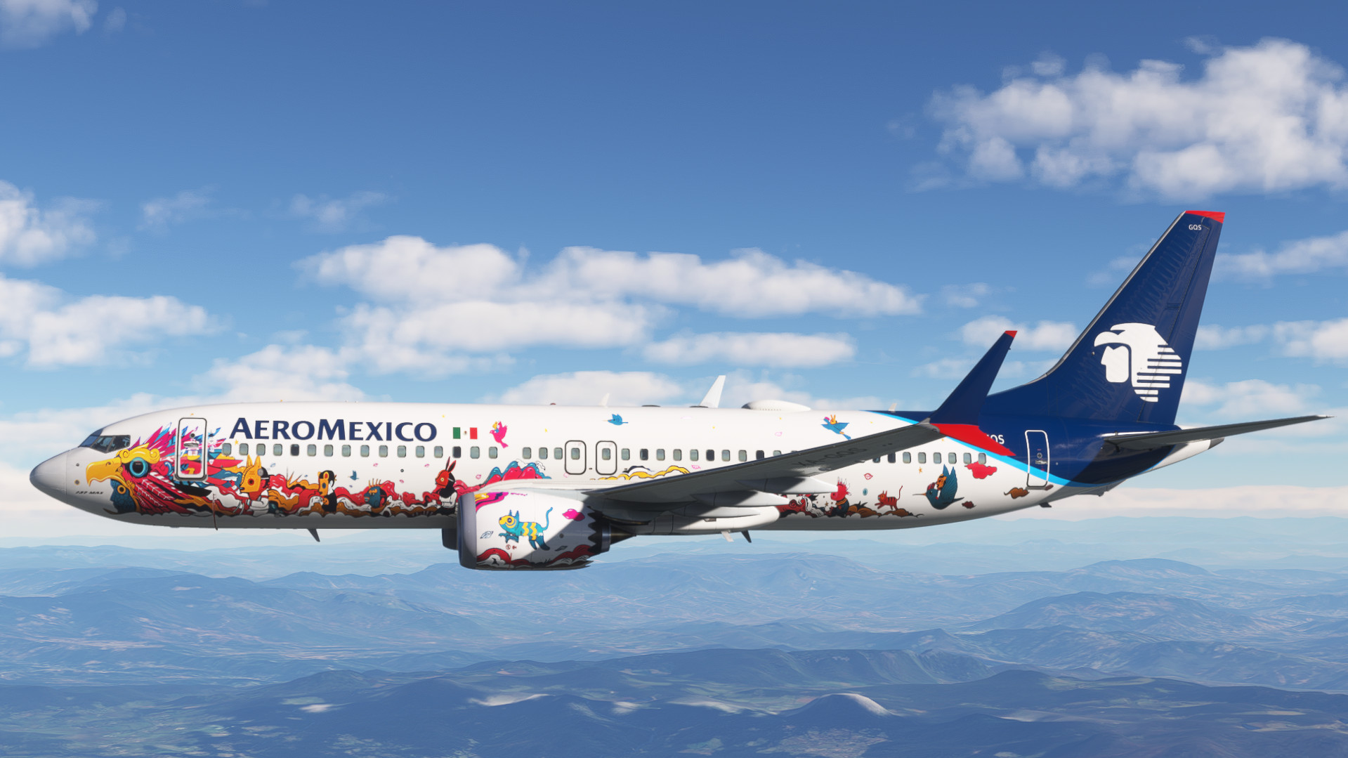 AeroMexico KUKULCÁN w/Cabin IFly B737 MAX 8 | XA-GQS - Aircraft