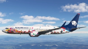 AeroMexico KUKULCÁN w/Cabin IFly B737 MAX 8 | XA-GQS thumbnail 3