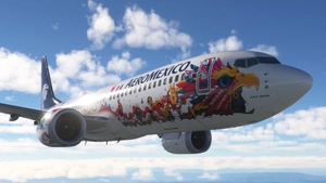 AeroMexico KUKULCÁN w/Cabin IFly B737 MAX 8 | XA-GQS thumbnail 4
