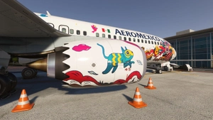 AeroMexico KUKULCÁN w/Cabin IFly B737 MAX 8 | XA-GQS thumbnail 2