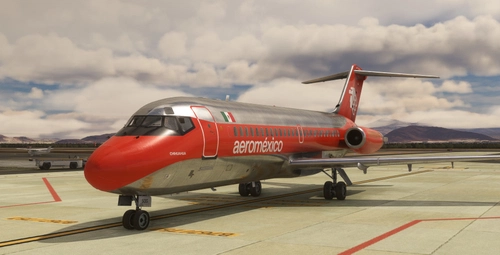 Aeroméxico XA-SOG  "50 Aniversario" - DC9-10  w/cabin