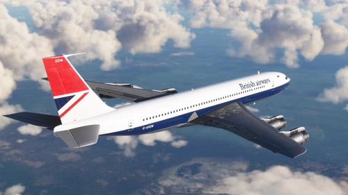 Aeroplane Heaven 707-320C British Airways G-AXGW