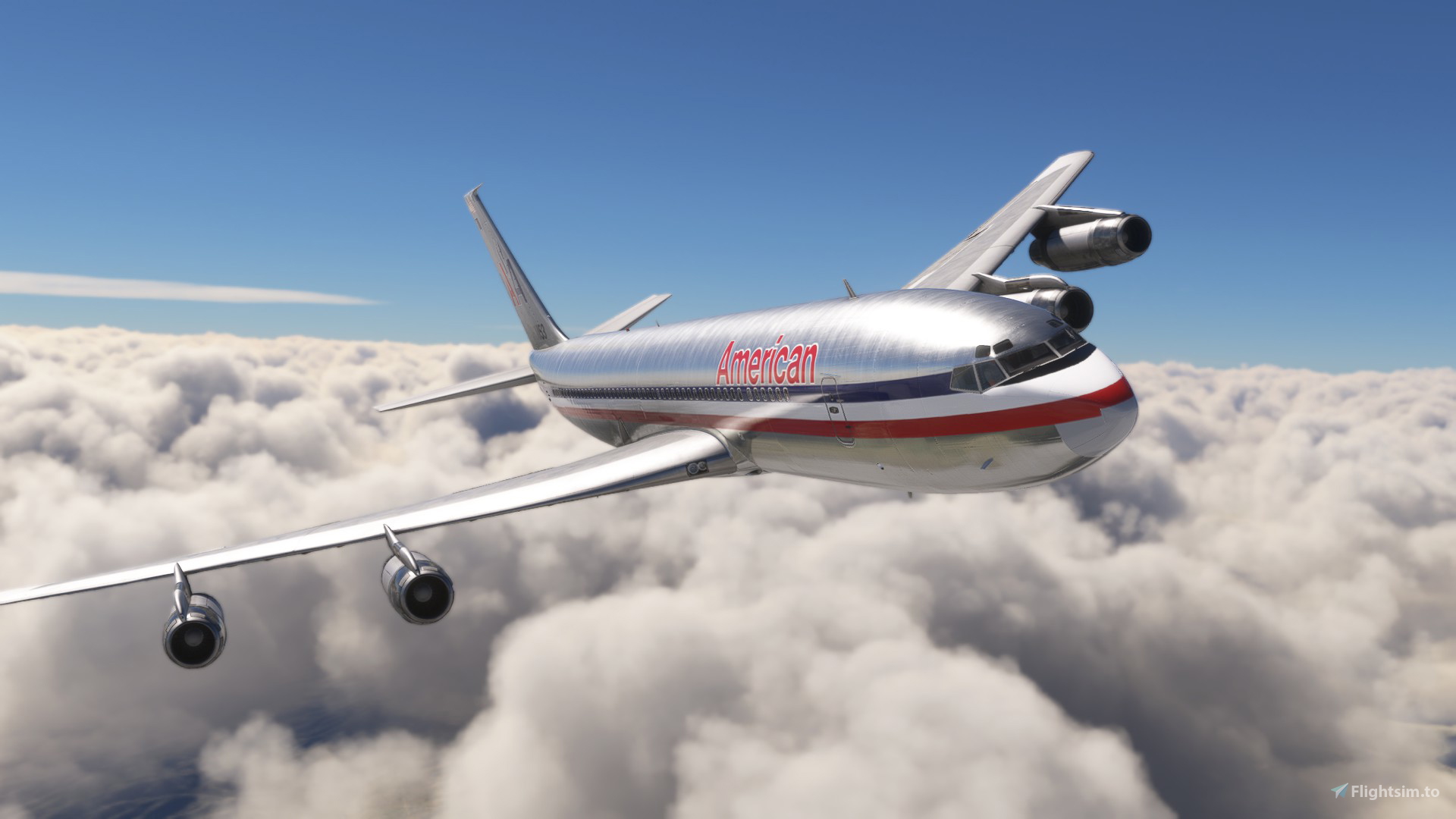 Aeroplane Heaven 707-320C American Airlines (N8405) for Microsoft