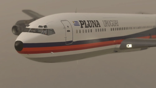 Aeroplane Heaven 707-320C Pluna Uruguay CX-BNU