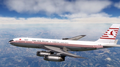 Aeroplane Heaven 707-320C Turkish Airlines "YURDUM" TC-JBU