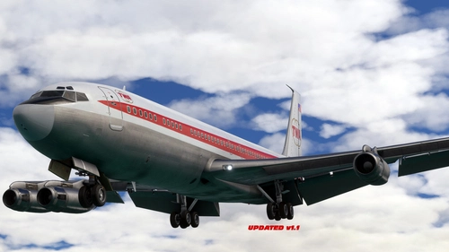 Aeroplane Heaven 707-320C TWA N8731