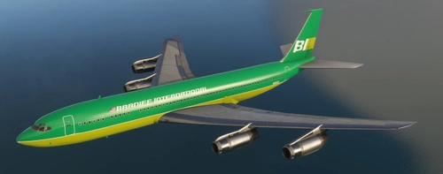 Aeroplane Heaven B707-320C Braniff Green N1803