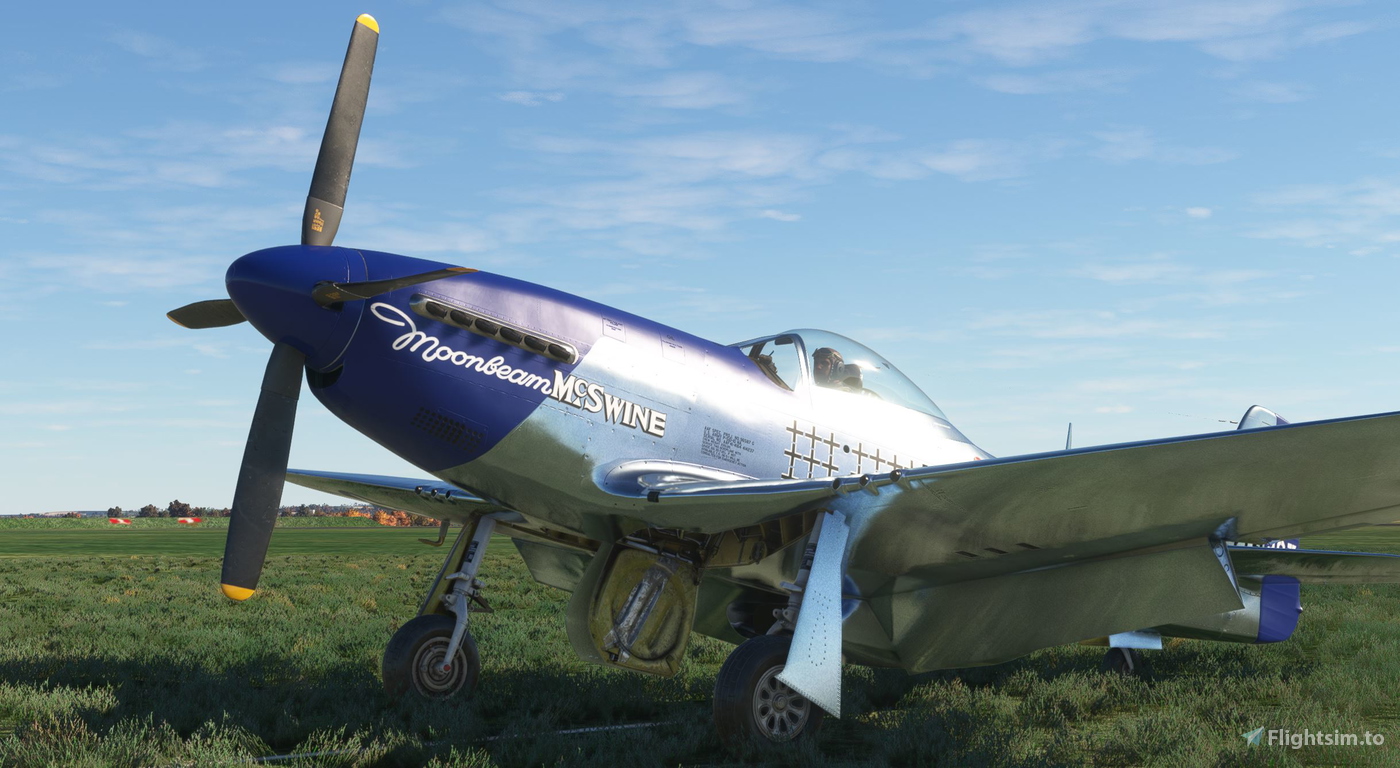 Aeroplane Heaven P51D のために Microsoft Flight Simulator MSFS
