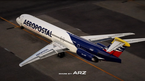 Aeropostal YV505T - MaddogX  (Legacy) | Custom Cockpit & Cabin Textures