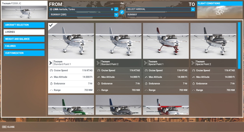 AeroSachs Tecnam P2008 JC official Paintkit