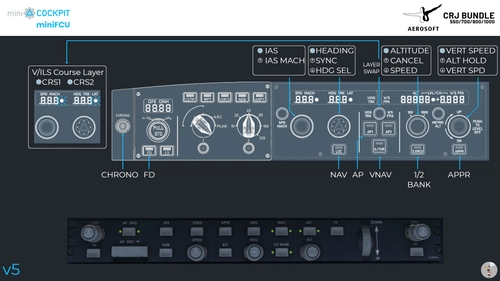 Aerosoft CRJ 550/700/900/1000 | MiniCockpit MiniFCU | MobiFlight Profile