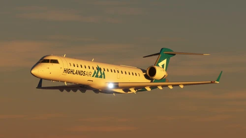 Aerosoft CRJ-700 Highlands Air Livery 8k QUALITY