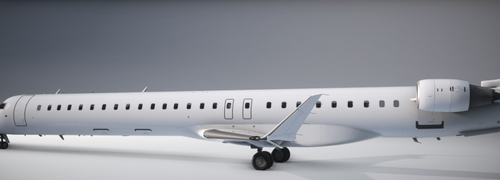 Aerosoft CRJ1000 - White