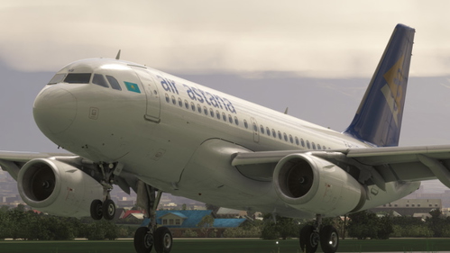 Air Astana (P4-YAS) for Fenix A319