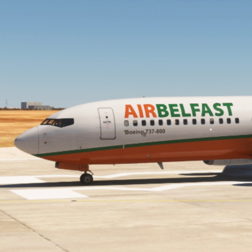 Air Belfast PMDG 737-800 livery