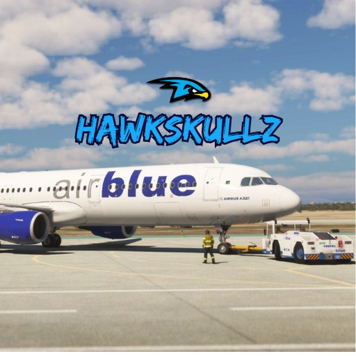 Air Blue (Pack) | Fenix A321 SL | 4K Resolution | Pakistan | Airlink Virtual