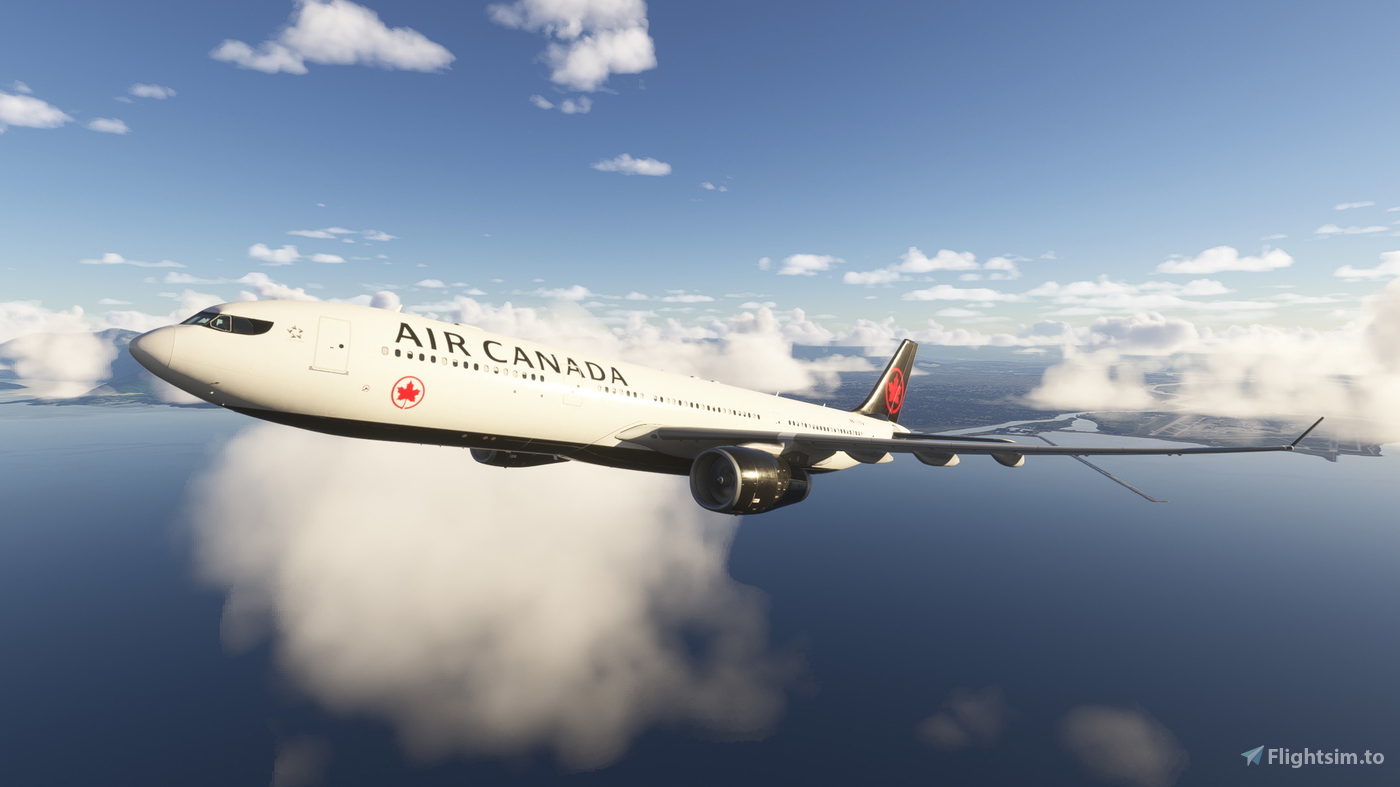 Air Canada CGOFW iniBuilds Airbus A330300 RR [8K] 对于 Microsoft Flight Simulator MSFS