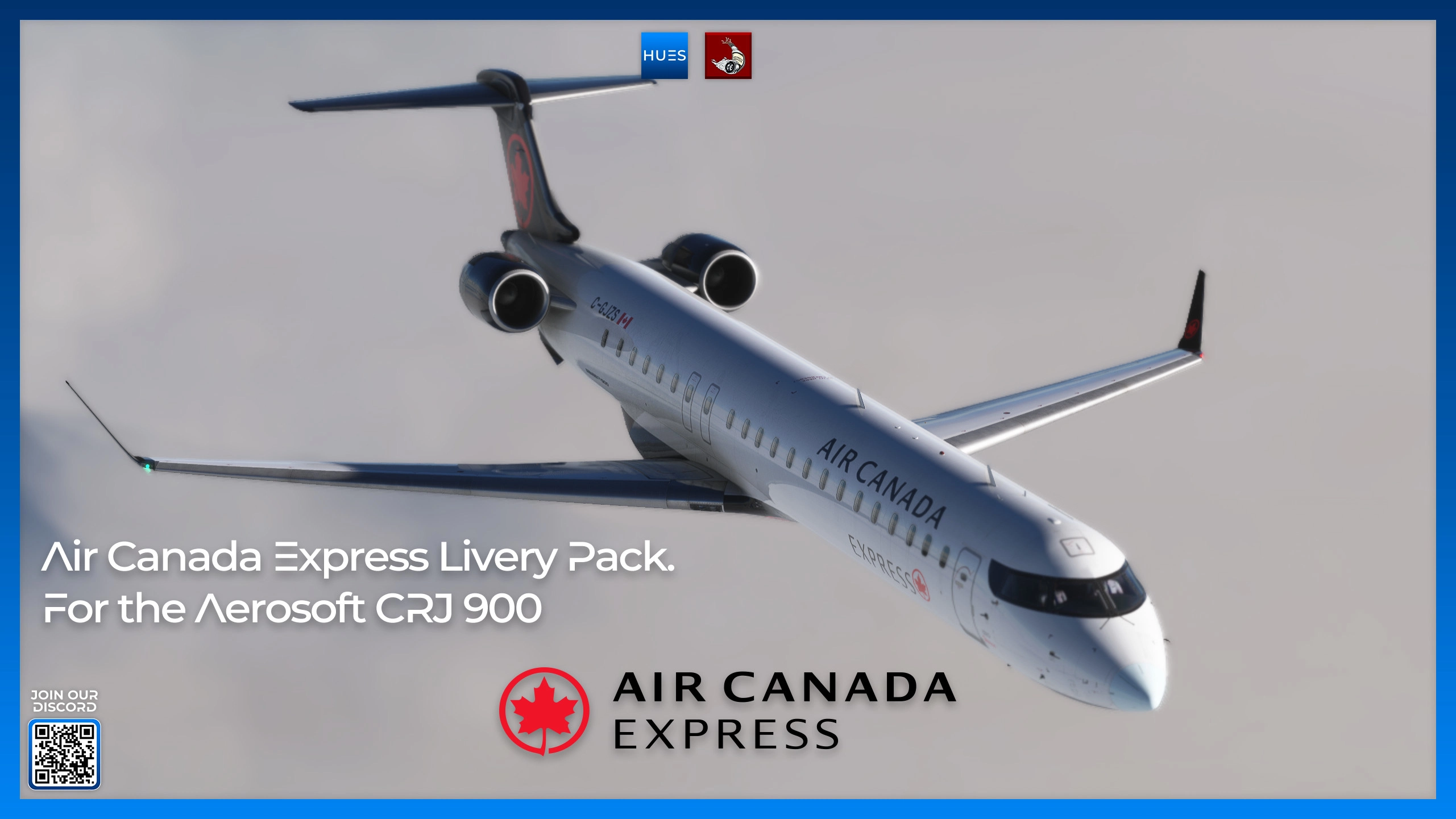 Air Canada Express Livery Pack | Aerosoft CRJ900 V2 | 4K - Image 1