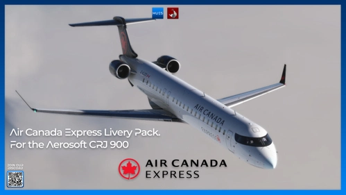 Air Canada Express Livery Pack | Aerosoft CRJ900 V2 | 4K