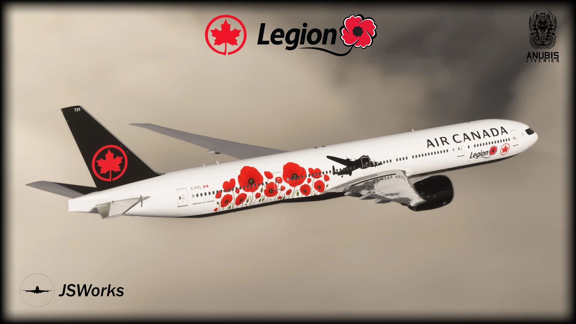 Air Canada "Remembrance Special" | PMDG 777-300ER - Image 1
